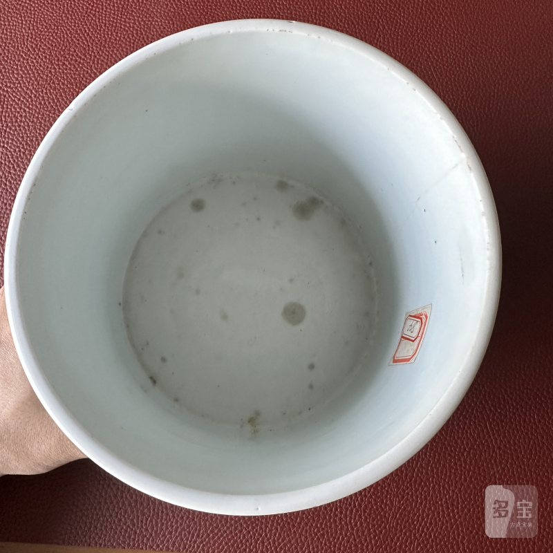 清康熙 青花红拂记“李靖见杨素”人物故事图笔海 - 图16